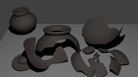 broken pottery preview image