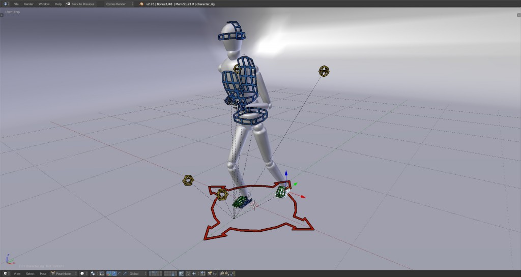 Wooden Character - rigged and textured preview image 2