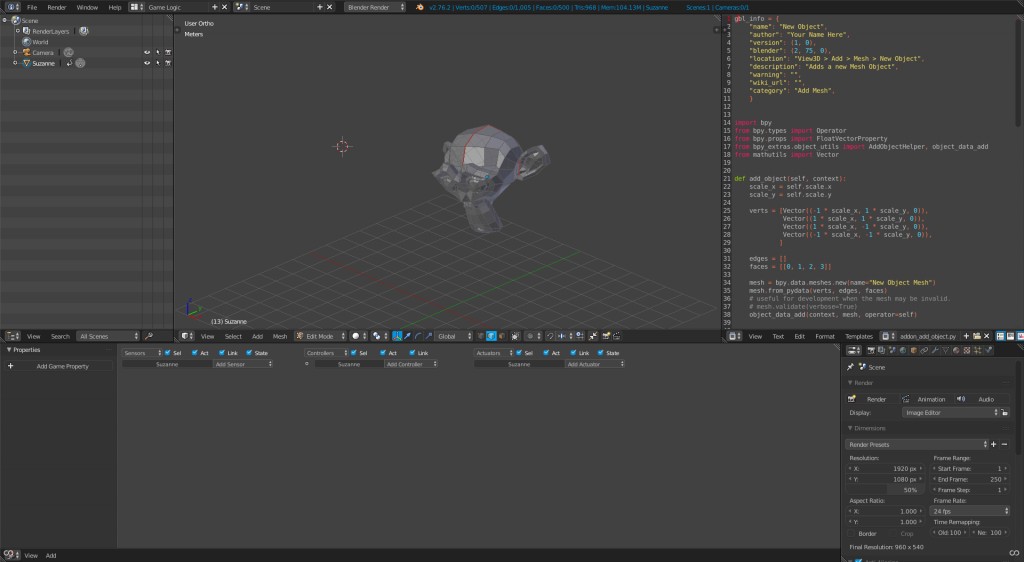 Ulysses Blender theme preview image 3