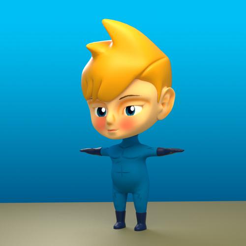 Chibi Male Character preview image