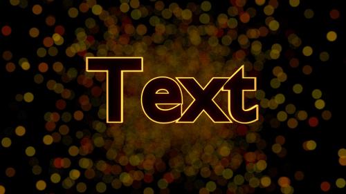 cycles particles intro temlate preview image