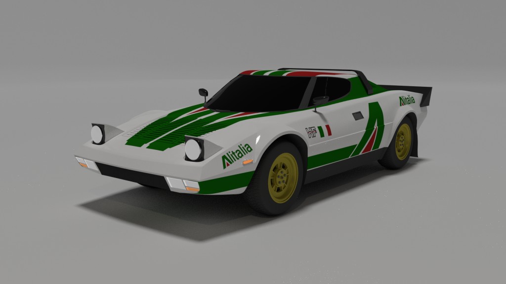 Lancia Stratos (modifiers not applied) preview image 1