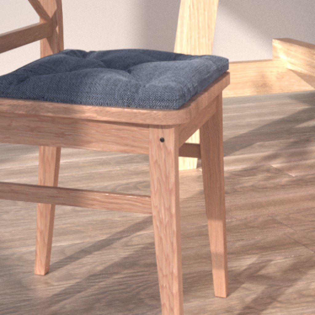 A chair and a table  preview image 3