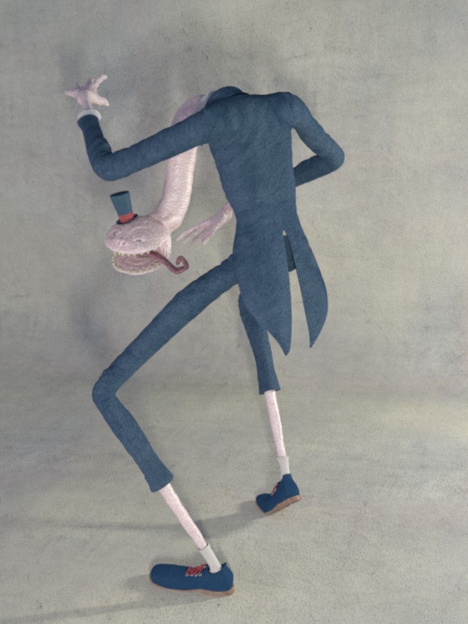 Tophat McSmileyphace - cartoon character preview image 2