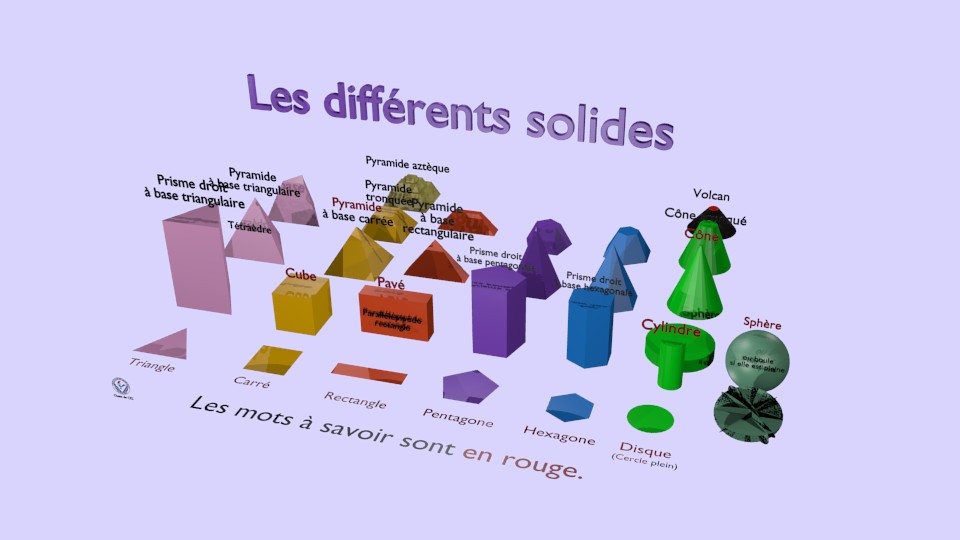 Geometrical volumes set preview image 1