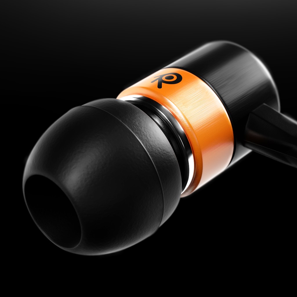 "Blender branded" In-Ear Headphones preview image 2