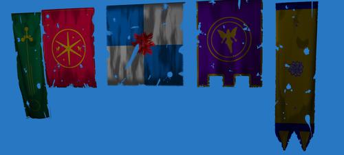 old religious flags preview image