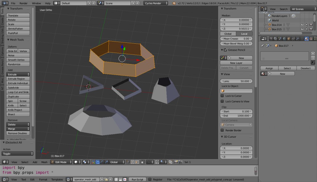 procedural polygon-cone add-on preview image 2