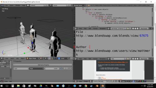 Rigged Walking Physics Actor preview image