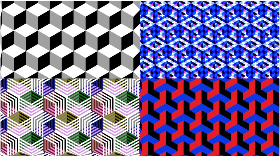 4 NECKER CUBES preview image 2