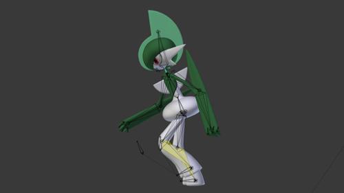 Gallade pokemon preview image