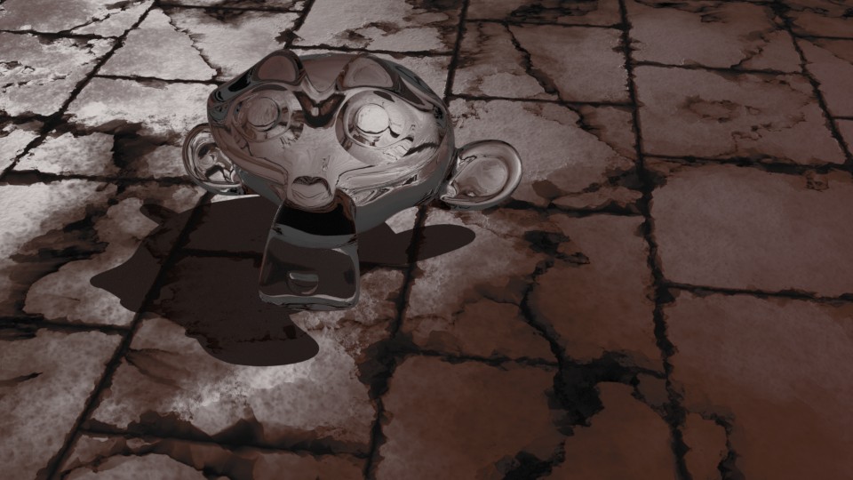 Cracked brick wall cycles material preview image 1