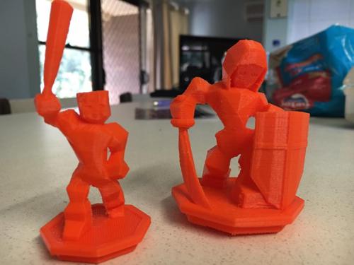 LowPoly Printable Characters preview image