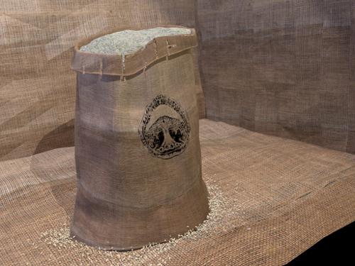 Burlap sacks of grain / rice preview image