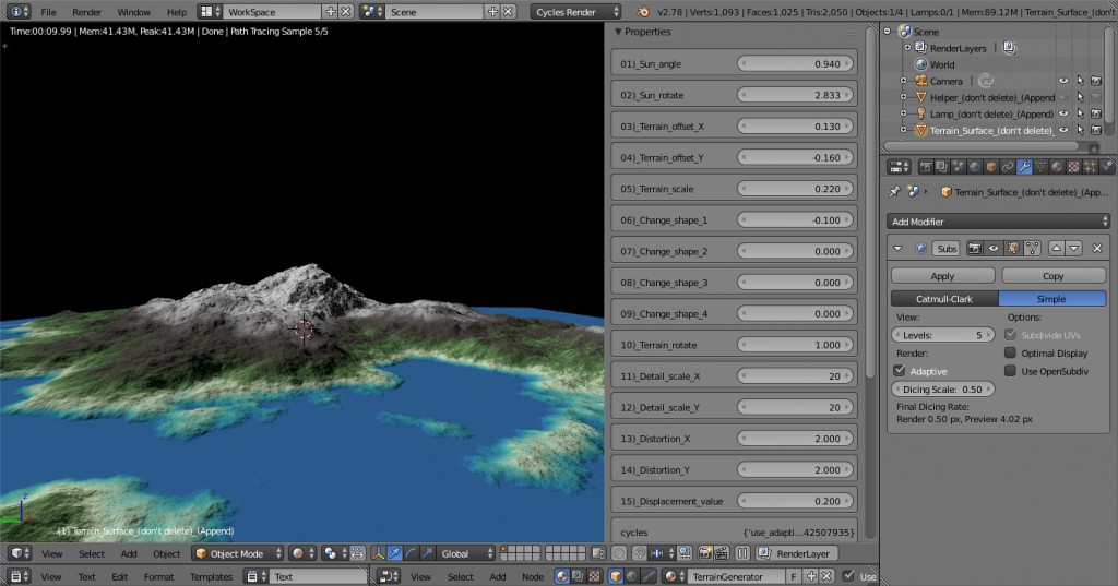 Terrain Generator Shader preview image 2
