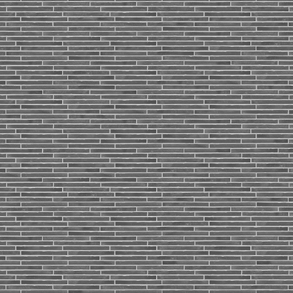 Tileable Long Dark Brick Wall Texture preview image 5