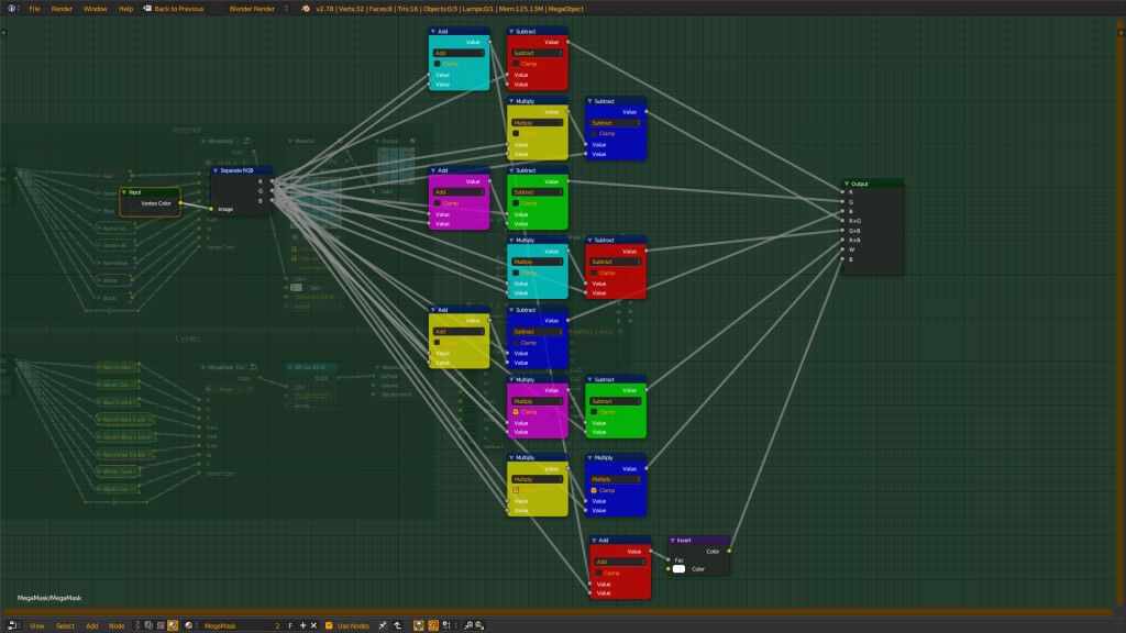 Material 8 in 1 Node Group (Vertex Color mask) v1 preview image 6