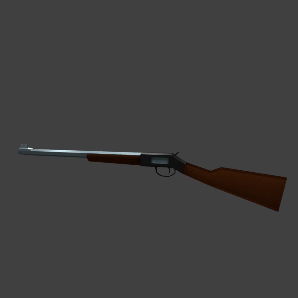 Low Poly Shotgun preview image 1