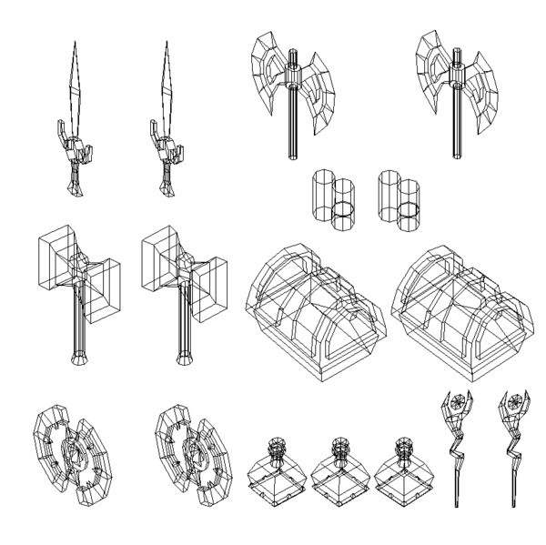 Low-Poly RPG Item Collection preview image 2