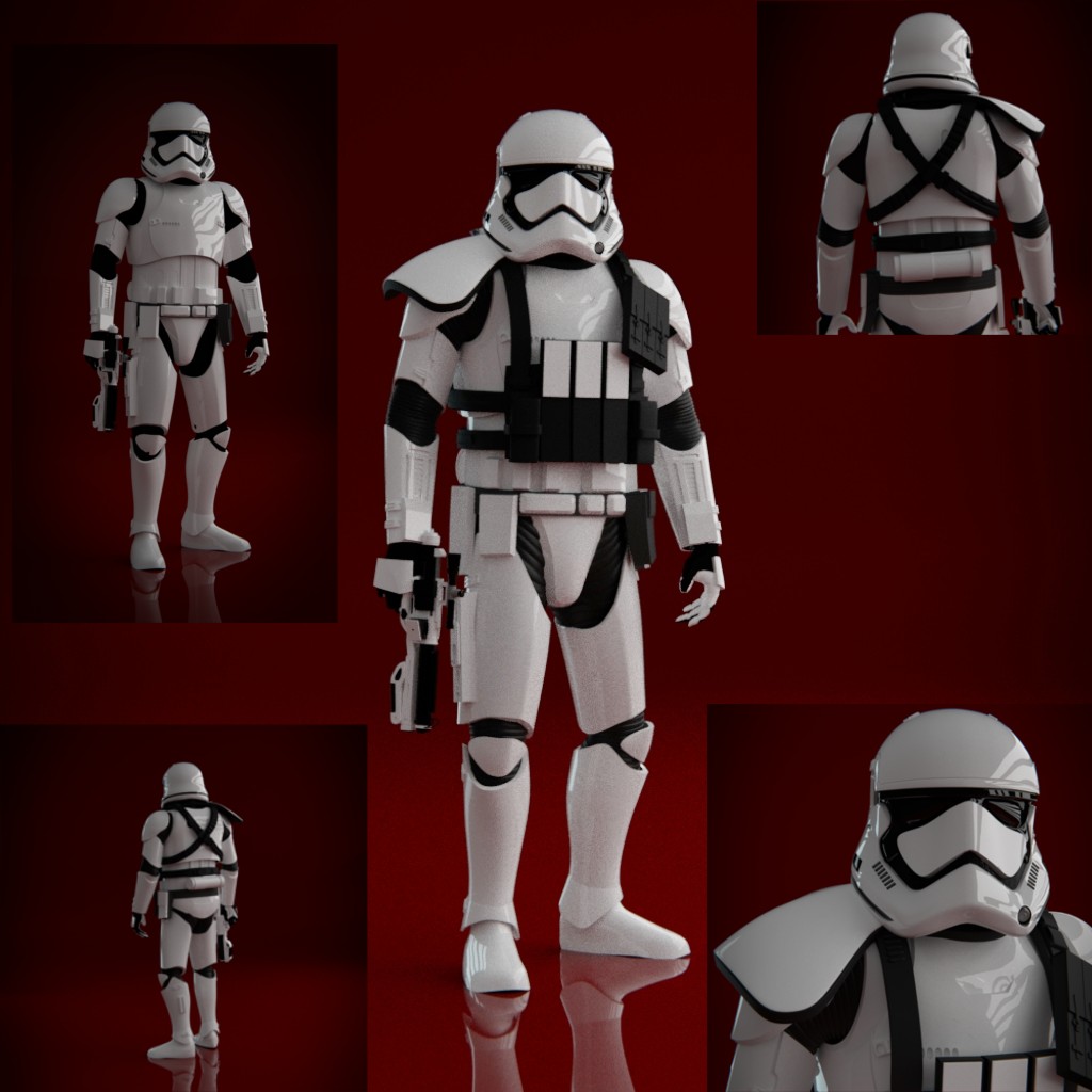Blend Swap First Order Stormtrooper Cycles Remake