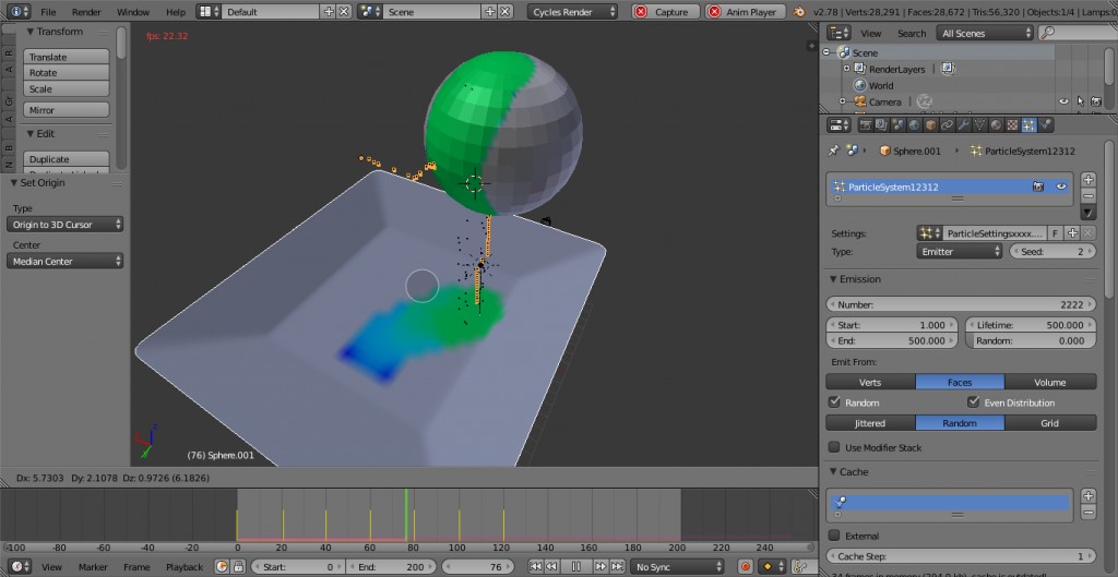 Dynamic Paint interacting Experiment preview image 2
