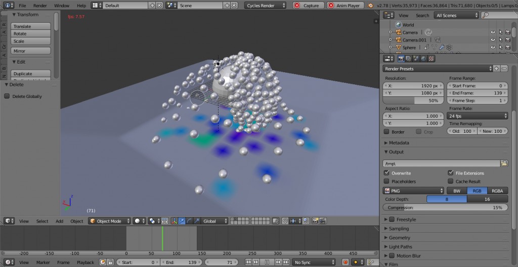 Dynamic Paint interacting Experiment preview image 4