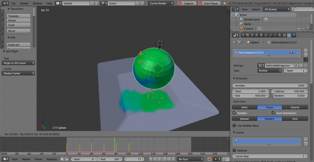 Dynamic Paint interacting Experiment preview image 5