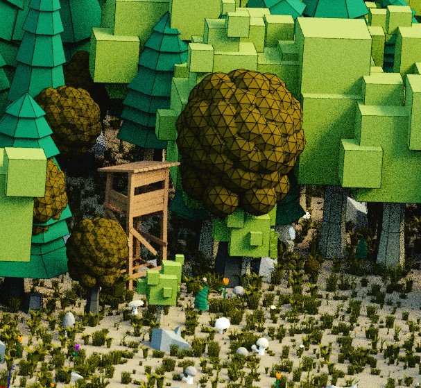 Low-Poly Nature Pack preview image 4