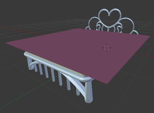 Simple Double Bed preview image