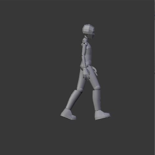 AN durian happy walkcycle Octavio Augusto Mendez Sanchez preview image