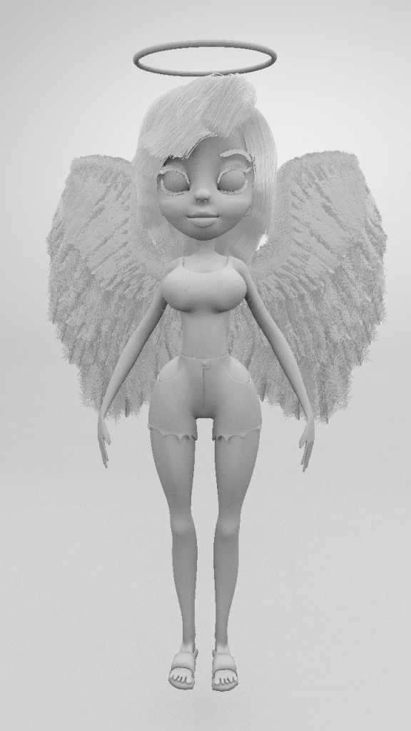 Ellie the Angel in 3D preview image 7