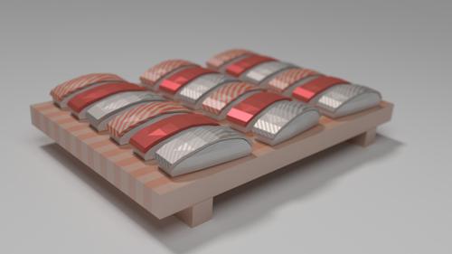 Low Poly Sushis preview image