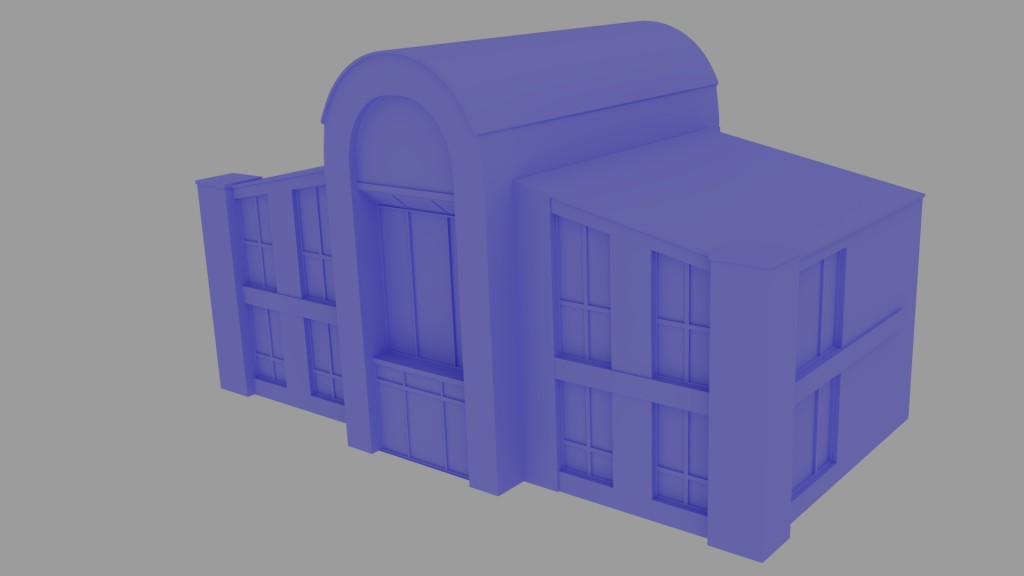 Pokemon Center (untextured) preview image 2