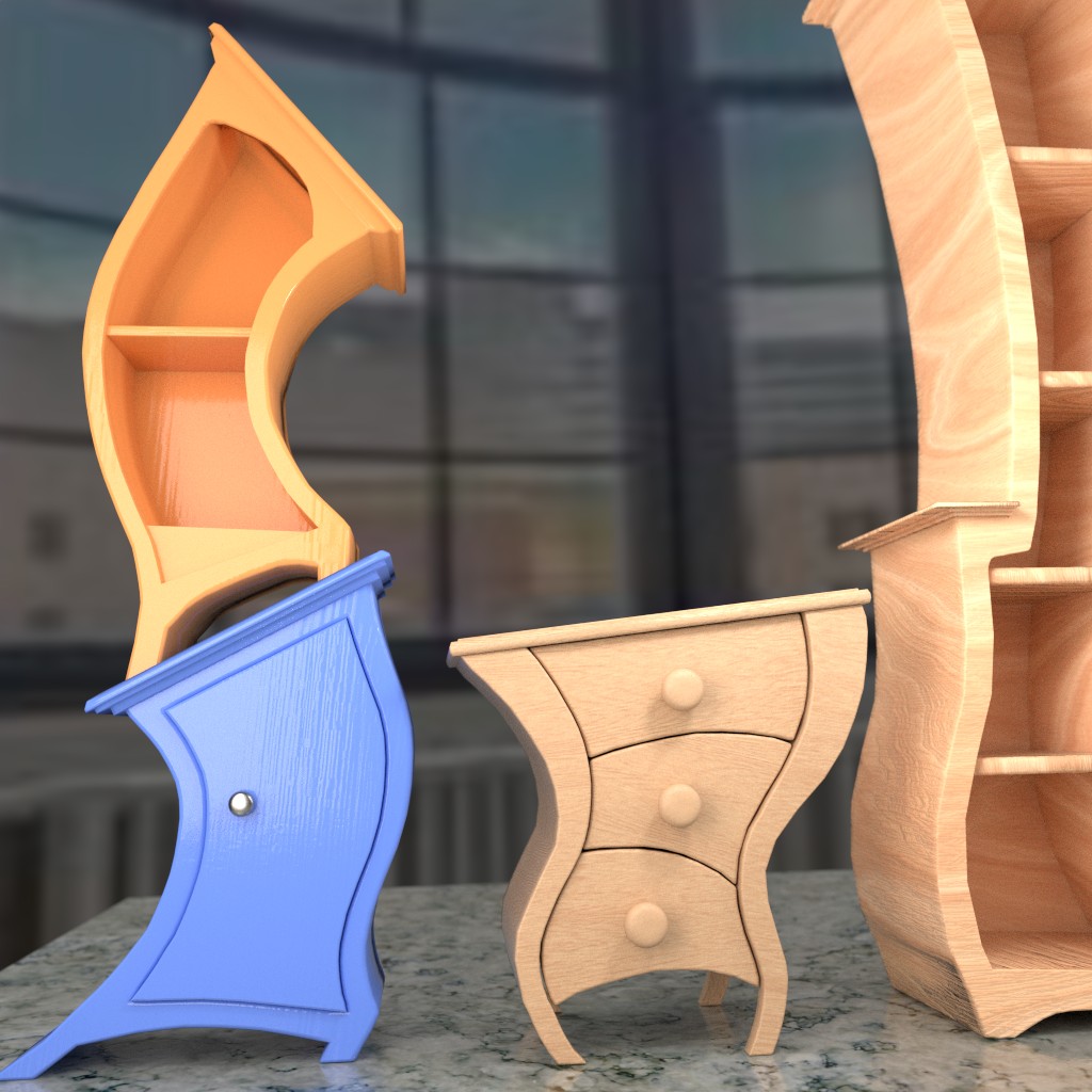 Funky Furniture Set [ Vol.1 ] preview image 6