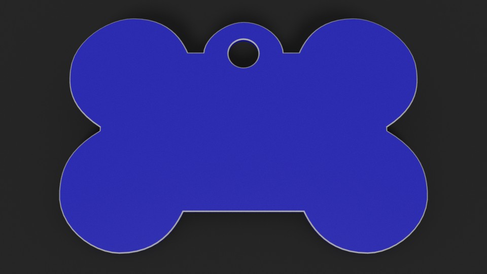 Dog Tag (Bone Shape) preview image 2