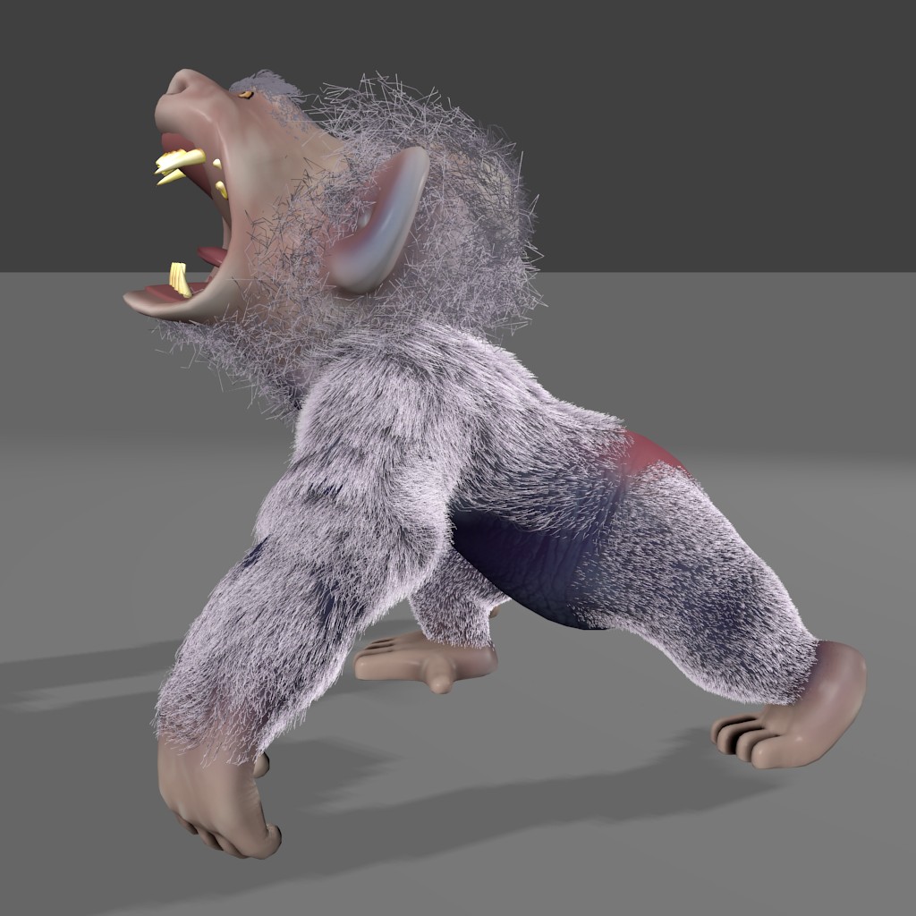 GRAY-FURRED MONKEYMAN preview image 2