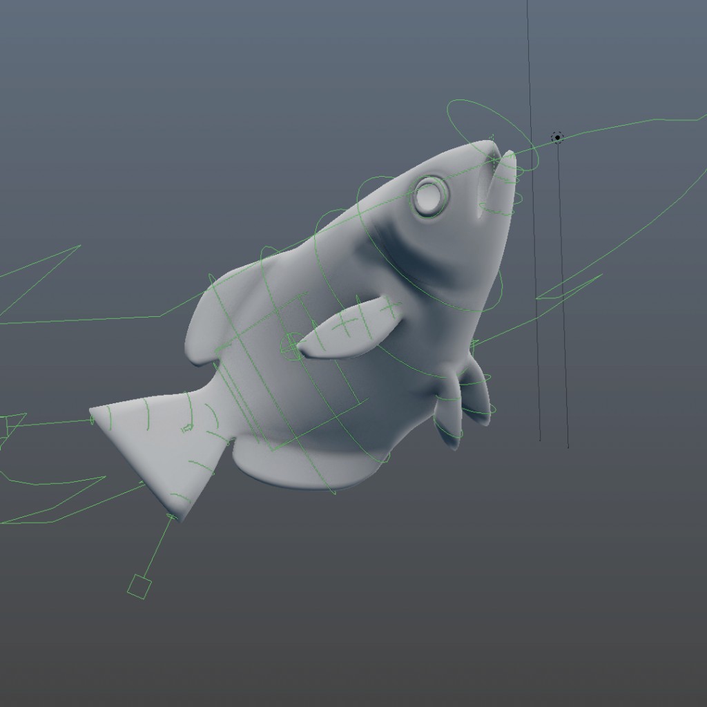 Rigged Archer Fish preview image 2