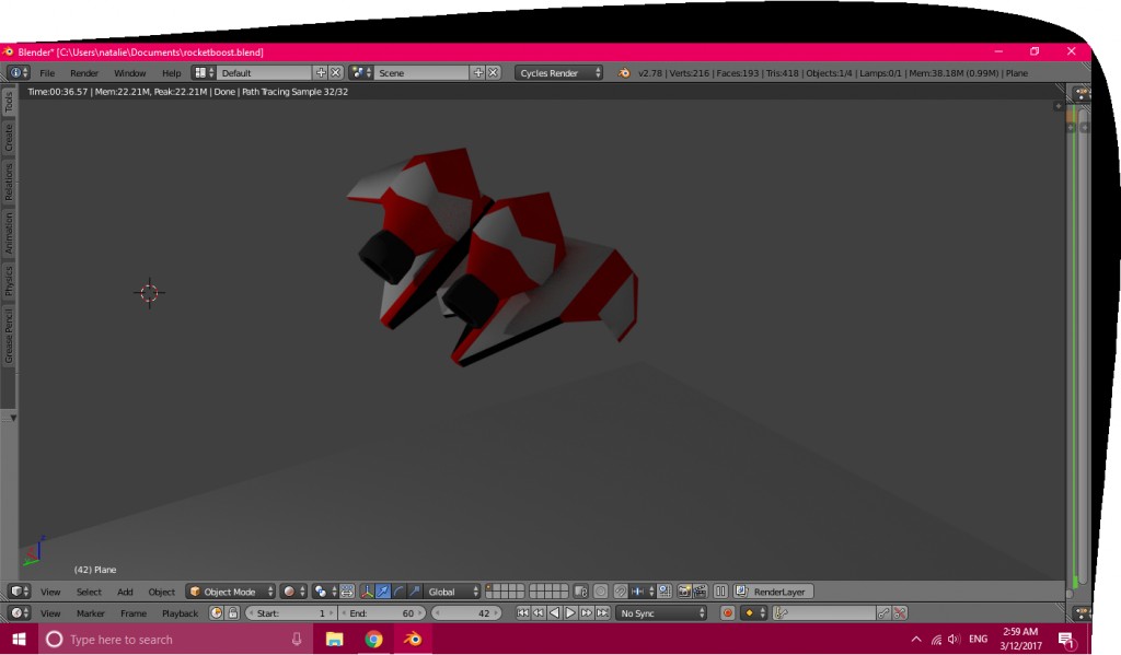 Basic jet pack with wings preview image 1