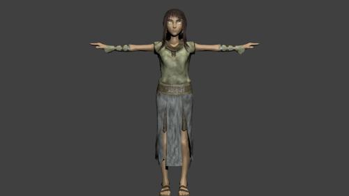 Poor Young Woman preview image