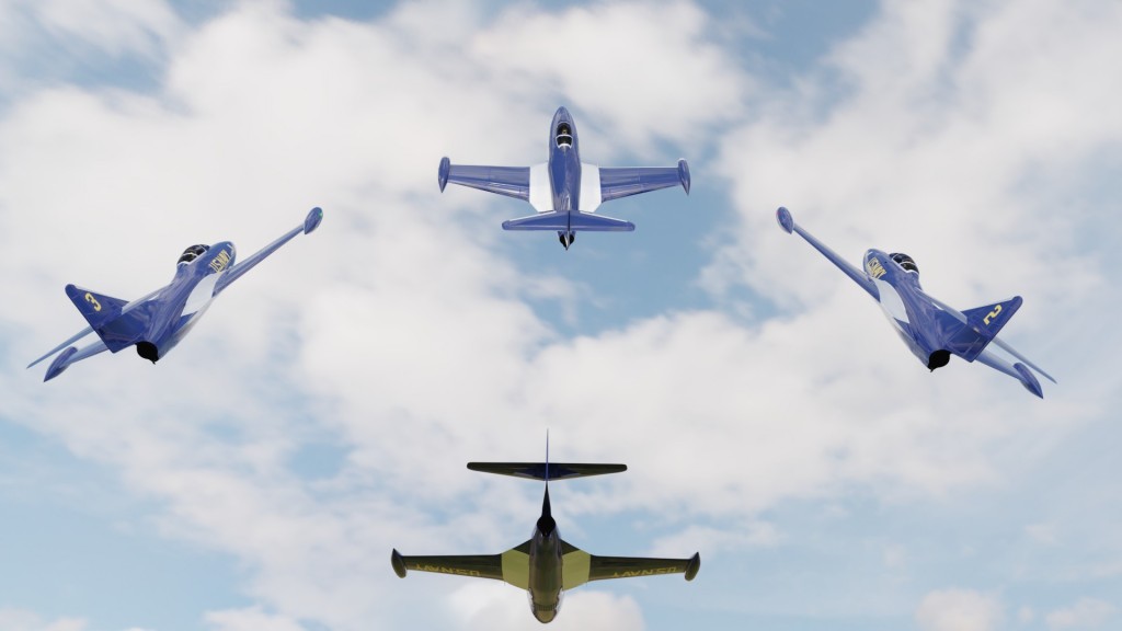 Blue Angles F9F-5 Panther preview image 5