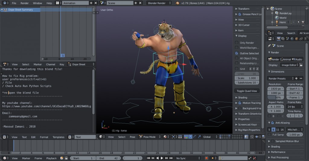 Tekken's King Rigged preview image 2