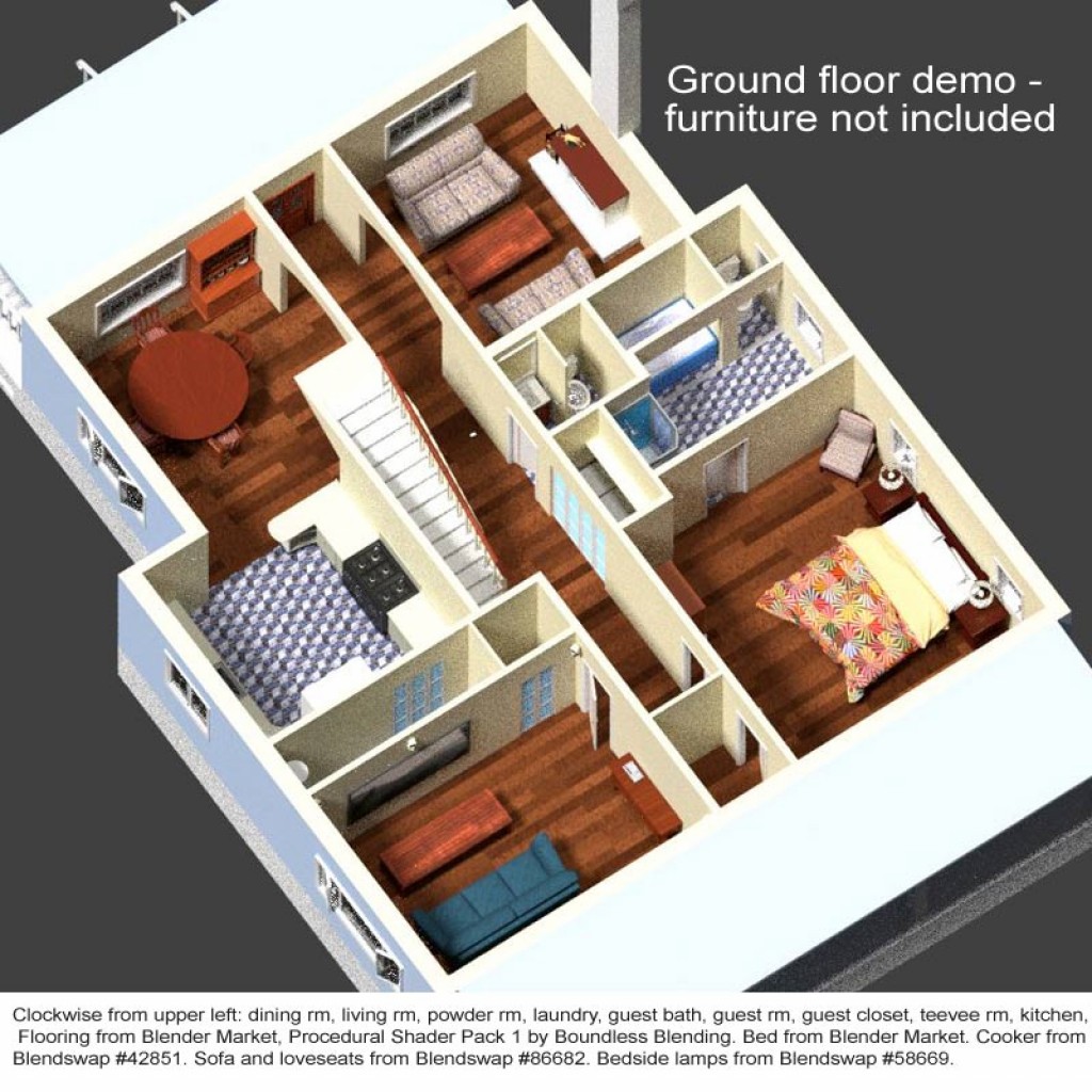 3-Story House preview image 4