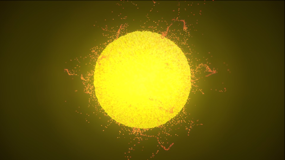 A Realistic Sun - Cycles particle simulation preview image 3