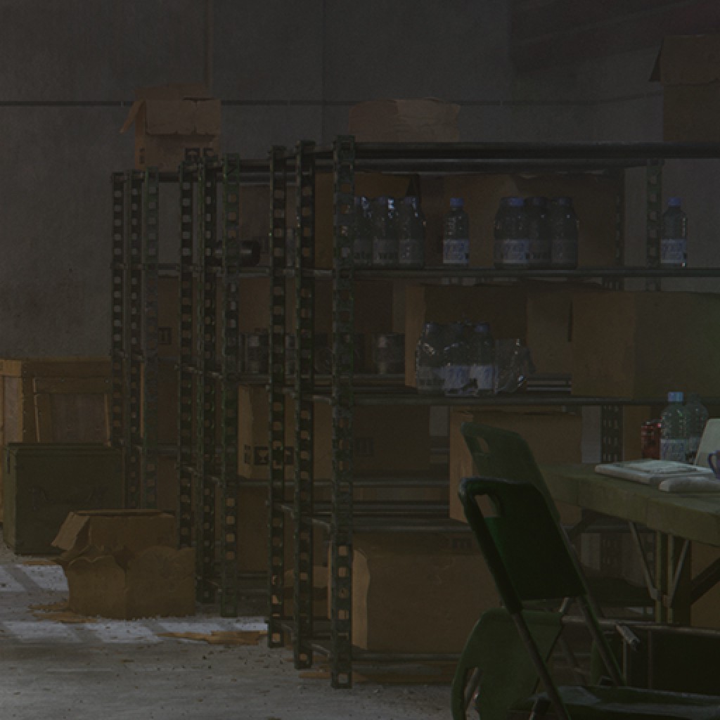 Shelfs and cardboard boxes preview image 2