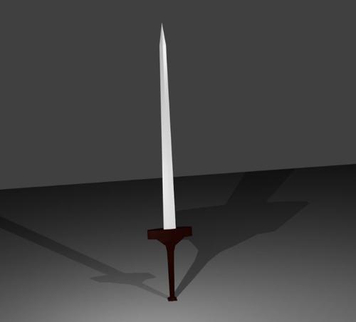 Low Poly Sword preview image