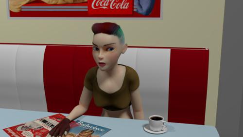 Girl model preview image