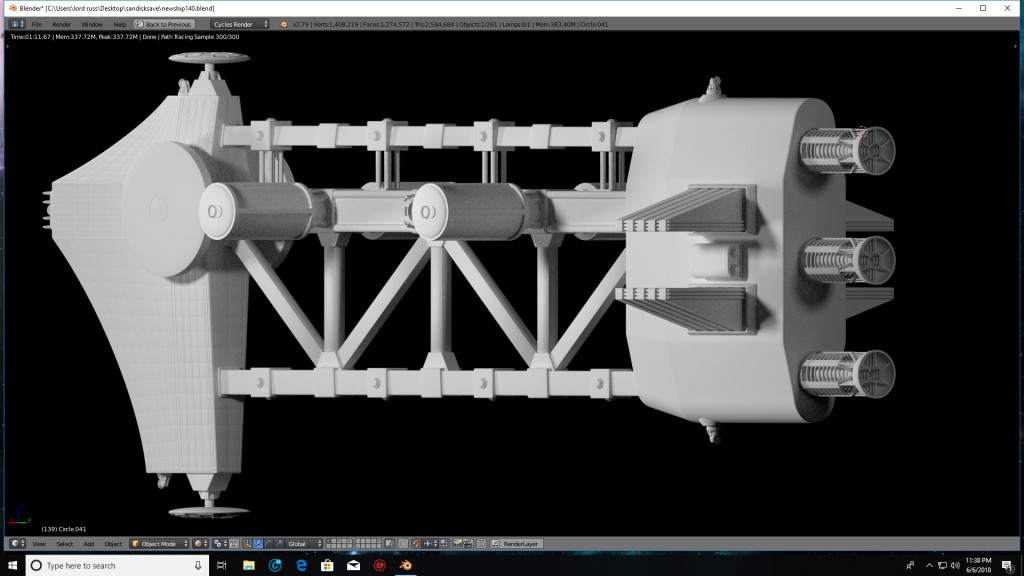Generic Hard sf system freighter/transport. preview image 3