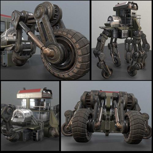 Futuristic Five-Wheeled Building - Five Wheeler  preview image