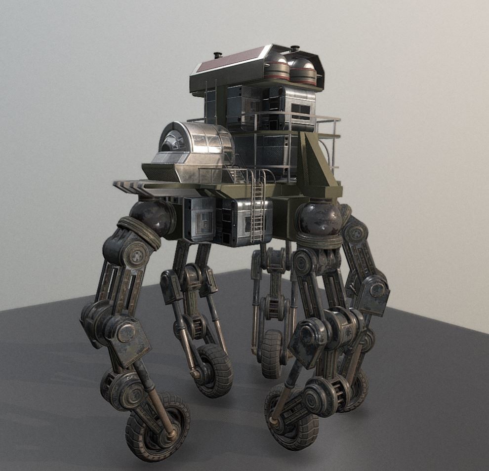 Futuristic Five-Wheeled Building - Five Wheeler  preview image 2