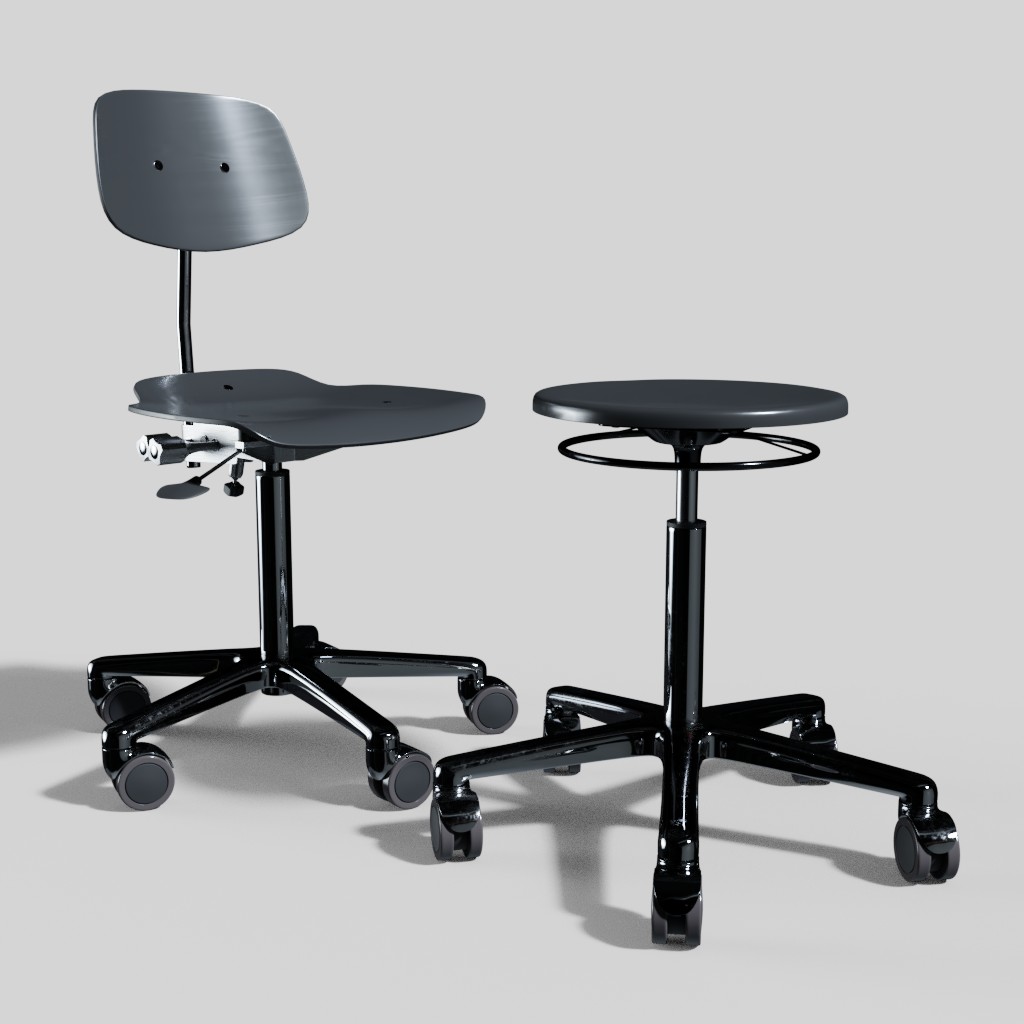 Modulor Work Chair and Stool preview image 3